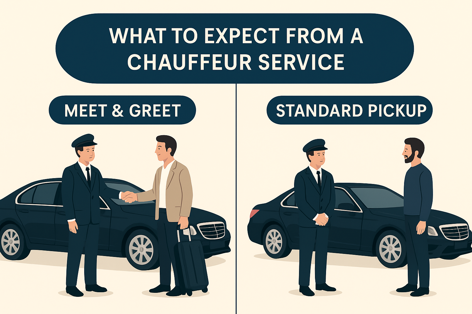 Meet & Greet vs Standard Pickup